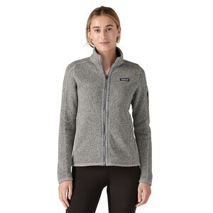 Patagonia Women’s Better Sweater Full Zip Fleece Jacket Heather Gray Sz L
